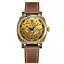 Наручний годинник чоловічий 021 Де би не була Gold-Gold-Brown Awarder acs0031969 - мініатюра 1