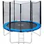 Каркасный батут TK-Sport В-30306 диаметр 306 см с защитной сеткой, батут на пружинах с лестницей - миниатюра 1
