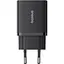 Мережевий зарядний пристрій Baseus Cube 30W USB-A + USB-C Cluster Black (P10111404113-00) [146304] - мініатюра 1