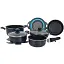 Набор посуды Gimex Cookware Set induction Blue 9 предметов (6977225) - миниатюра 1