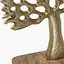 Декор алюминиевый MBM HOME Дерево на подставке золотой 100х50х135 мм (DH-ST-39 S GOLD) - миниатюра 4