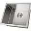 Кухонная мойка Nett NS-5045 из нержавеющей стали 50 см под столешницу - миниатюра 2