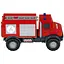 Пожарный автомобиль Klein Unimog с этикеткой (3815) - миниатюра 3