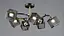 Підвісна люстра на 6 плафонів Sirius N6606/6 - мініатюра 1