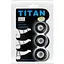 Эрекционные кольца Baile Titan Cock Ring Set 3 шт. черный - миниатюра 1