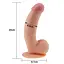 Фалоімітатор Lovetoy The Ultra Soft Dude 21 см тілесний - мініатюра 4