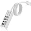 Хаб адаптер Usb Hoco на 4 Usb Line machine HB1 silver 6957531038146 - миниатюра 1