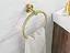 Тримач для рушника кільце Rea 332915B Mist 05 brushed gold REA-06905 Золотий - мініатюра 5