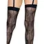 Чулки-сетка со швом сзади Leg Avenue Butterfly back seam this highs One Size Black - миниатюра 4