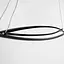Люстра современная черная в двух размерах Line.F Длина 100 см - миниатюра 12
