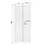 Душові двері Eger bifold 80x195 см 599-163-80(h), прозорий, хром - мініатюра 9