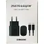 Комплект зарядний блок і кабель Samsung 25W C to C - мініатюра 1