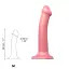 Насадка для страпону Strap-On-Me Mono Density Dildo Rose M одношаровий силікон гнучкий діаметр 3.3 см - мініатюра 3