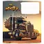 Зошит учнівський Monster cars Школярик 012-3243L-2 у лінію 12 аркушів - мініатюра 1