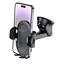 Автомобильный держатель с креплением на присоску Hoco H54 магнитный держатель для телефона в машину Черный - миниатюра 3