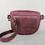 Шкіряна сумка поясна-кроссбоді Vacation бордова вінтажна - мініатюра 3