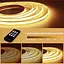 LED стрічка ROUKLE 8 мм COB LED Strip Light - 10M 24V Dimmable Super Bright Tape Lights CRI90+ з радіочастотним пультом - мініатюра 5