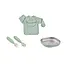 Набір посуду Beaba Sage Green металевий подарунковий 4+ зелений (913639) - мініатюра 1