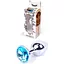 Анальна пробка Boss Of Toys Boss Series - Jewellery Silver Plug Light Blue S, BS6400014, Срібний / Голубой - мініатюра 2