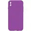 Чохол Epik Silicone Case Square Full Camera Protective AA No Logo для Apple iPhone XS Max 6.5 Фіолетовий/Grape - мініатюра 1