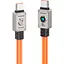 Кабель Usams US-SJ684 USB-C to USB-C 100W 1.2m Orange (SJ684USB04) [153993] - мініатюра 1