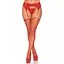 Пояс для чулок Leg Avenue RhinestOne garterbelt Red One Size - миниатюра 1