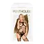 Бодістокінг з панчохами GANGSTA BABE чорний Penthouse s/l - мініатюра 3