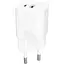 Мережевий зарядний пристрій Proove Silicone Power Plus 20W USB-C/USB-A White (WCSP2011002) [130278] - мініатюра 1