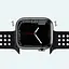 Ремешок силиконовый Hoco iWatch WA08 honeycomb 38/40/41 мм черный - миниатюра 3