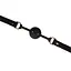 BDSM кляп Liebe Seele Boudoir Amor Ball Gag чорний - мініатюра 4
