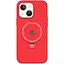 Чехол Epik Silicone Case Full Protective with Ring для Apple iPhone 13/14, 6.1 Red - миниатюра 1