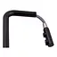 Змішувач для кухні на дві води з висувним виливом Zerix LUX-024 Black ZX5556 Чорний матовий - мініатюра 2