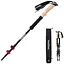 Трекінгова палиця Naturehike NH20DS003 135 см чорний/червоний - мініатюра 1