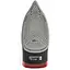 Утюг Holmer HIC-2538, Black/Red, 2500W, керамика, паровой удар 130 г/мин, постоянная подача пара 30 г/мин, вертикальная отпарка, очистка от накипи (HIC-2538) - миниатюра 4