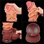 Фаллоимитатор Dual-Layered Silicone Nature Cock 10.5'' 27 см коричневый - миниатюра 12