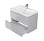 Тумба для ванной комнаты Cersanit CET В15 с умывальником Moduo 80 см Серый UN509-053 30412 - миниатюра 3