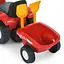 Электромобиль детский Bambi Трактор Racer M 6153B-3 и музыкальной панелью красный - миниатюра 7