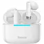 Бездротові навушники Baseus True Wireless Earphones Bowie E9, IPX5, BT5.3, 40mAh, 400mAh, 5h (NGTW120002) white - мініатюра 1