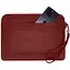 Кожаный чехол BlankNote для ноутбука на молнии с карманом и петлей на руку Красный - миниатюра 1
