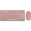 Комплект (клавіатура, миша) бездротовий Logitech Pebble 2 Combo Rose (920-012241) - мініатюра 1
