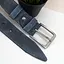 Ремінь чоловічий шкіряний JK-4052 (130 см) під джинси синій потертий - мініатюра 3
