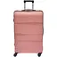 Набір валіз 4в1 ABS-пластик з кодовим замком і телескопічною ручкою рожевий (PP002) - мініатюра 2