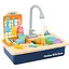 Дитяча ігрова кухня з мийкою, посудом та продуктами - мініатюра 1