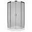 Душевая кабина Kolo Rekord 90x90 с поддоном PKPG90222003+XBN1690000+26275000, прозрачная, хром - миниатюра 2