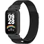 Ремінець DK для Xiaomi Mi Smart Band 9 Active Metal Milanese Loop Magnetic (018854) (black) - мініатюра 1