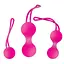 Набір вагінальних кульок Stifler's Collection Geisha Balls, 3 шт., рожевий - мініатюра 1