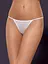 Сексуальні стринги Obsessive Luiza L/XL білий - мініатюра 4