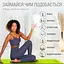 Коврик для йоги и фитнеса EasyFit TPE+TC 6 мм двухслойный, лимонно-серый + Чехол (EF-1924s-LGGY) - миниатюра 7