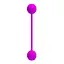 Вагінальні кульки Pretty Love Kegel Ball III, 18.6 см, фіолетовий - мініатюра 5