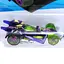 Базовая машинка Hot Wheels X-Raycers RD-06 зелено-фиолетовая (5785) JJH84-N521 - миниатюра 2